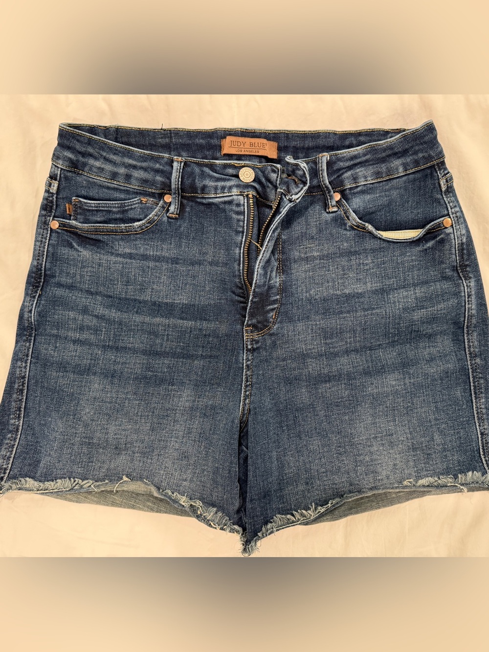Judy Blue Stretch Denim Shorts - Medium Blue